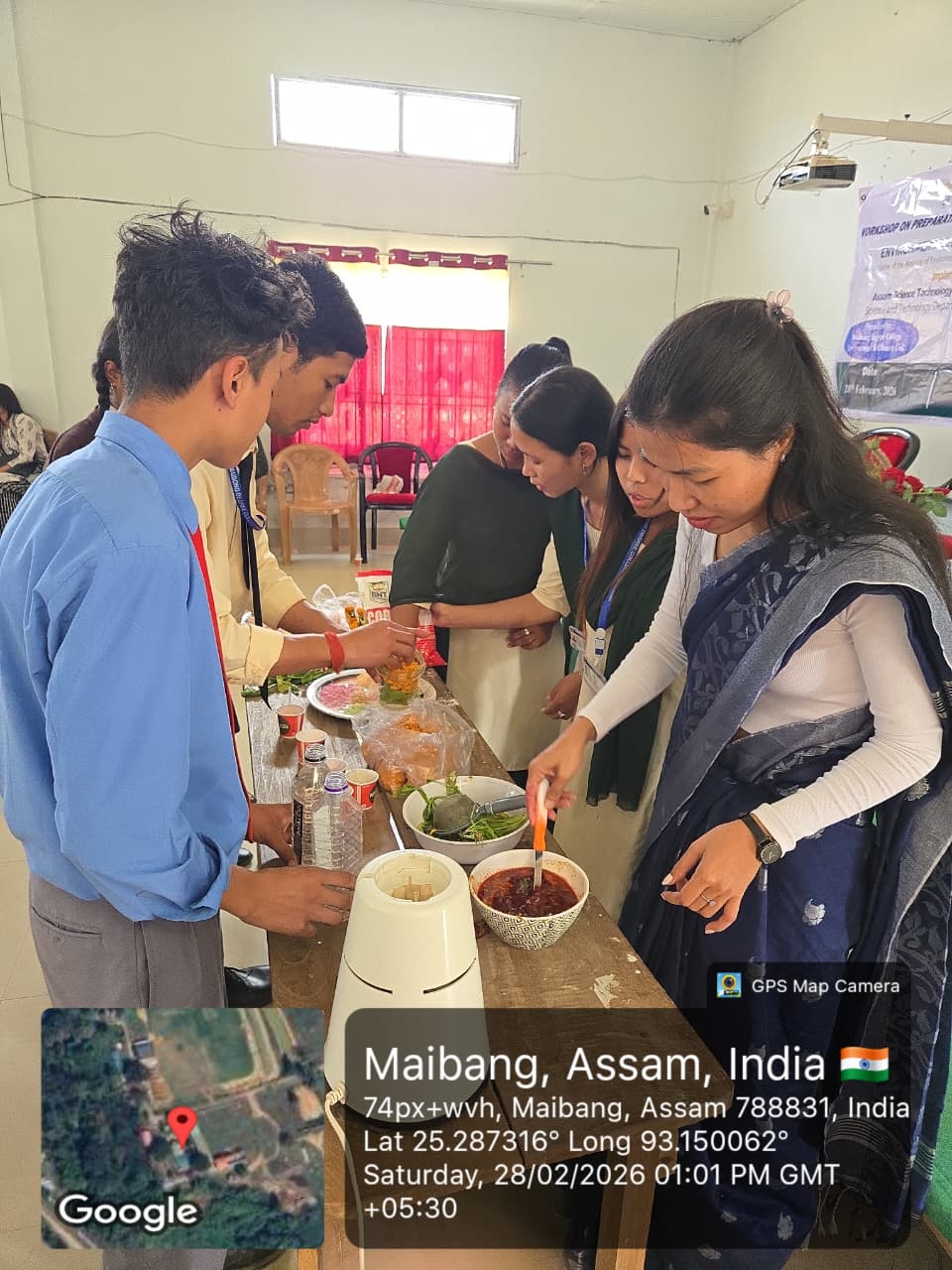 Workshop on Preparation of Eco-friendly Holi Colours by Eco Club, Maibang Degree College, 2026